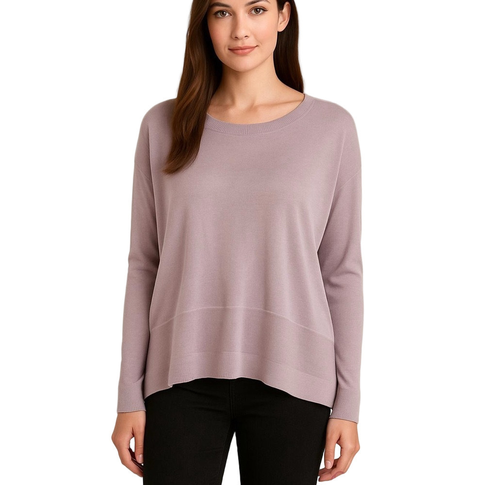 Aritzia Wilfred Merino Wool Sweater Purple Lilac Medium